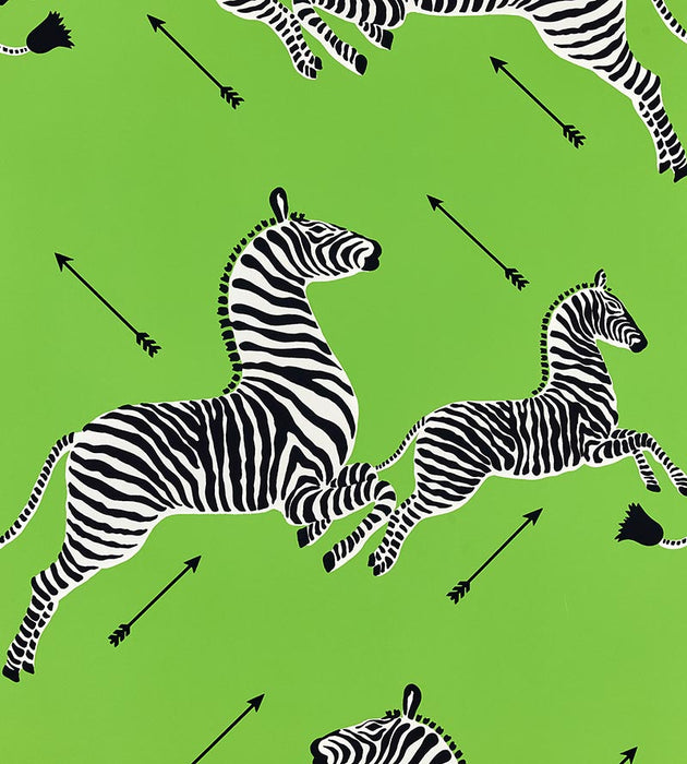 Scalamandre Zebras - Wallpaper Limelight Wallpaper SC 0015WP81388M