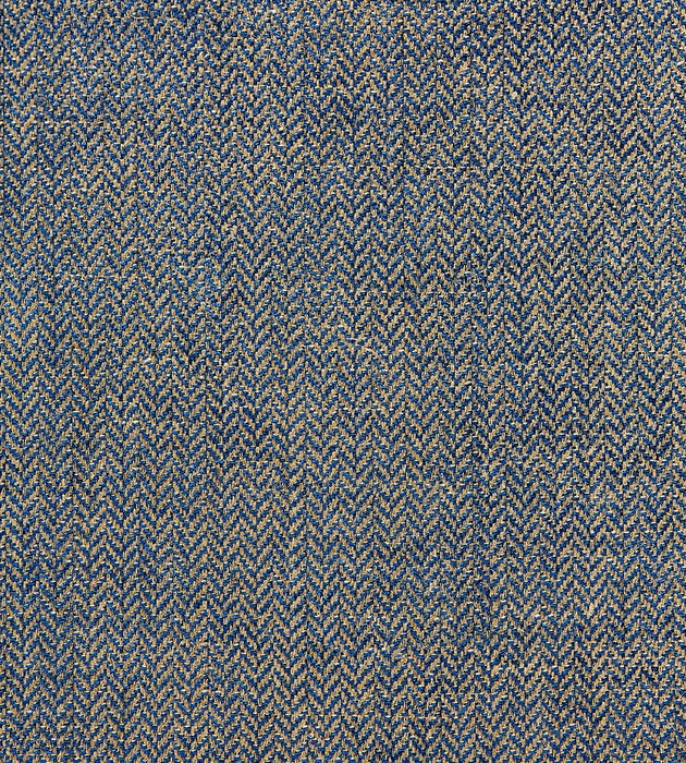 Scalamandre Oxford Herringbone Weave Denim Fabric SC 001627006