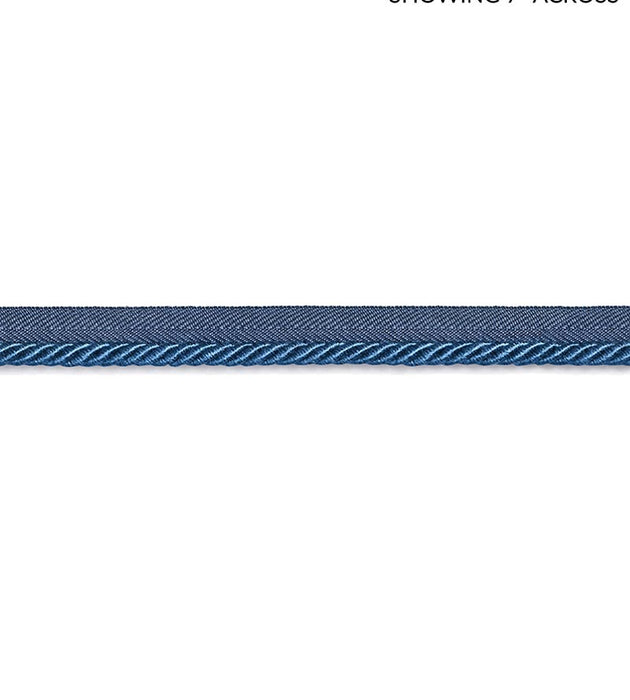 Scalamandre Boulevard Cord Federal Blue Trim SC 0019C314