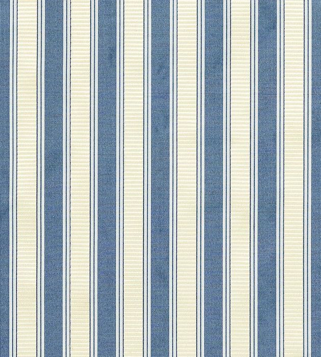 Scalamandre Shirred Stripe Lapis Fabric SC 0022121M