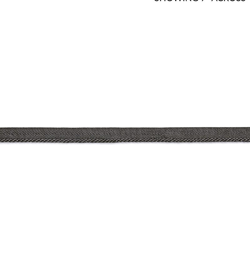 Scalamandre Avenue Cord Coal Trim Sample SC 0022C315