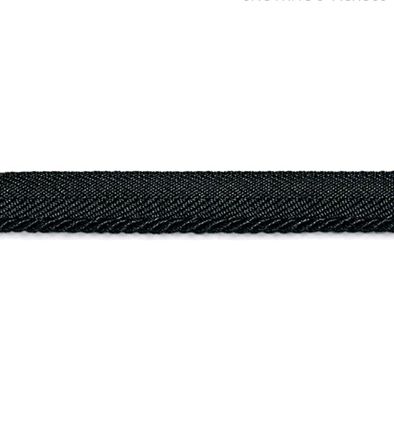 Scalamandre Avenue Cord Noir Trim Sample SC 0024C315