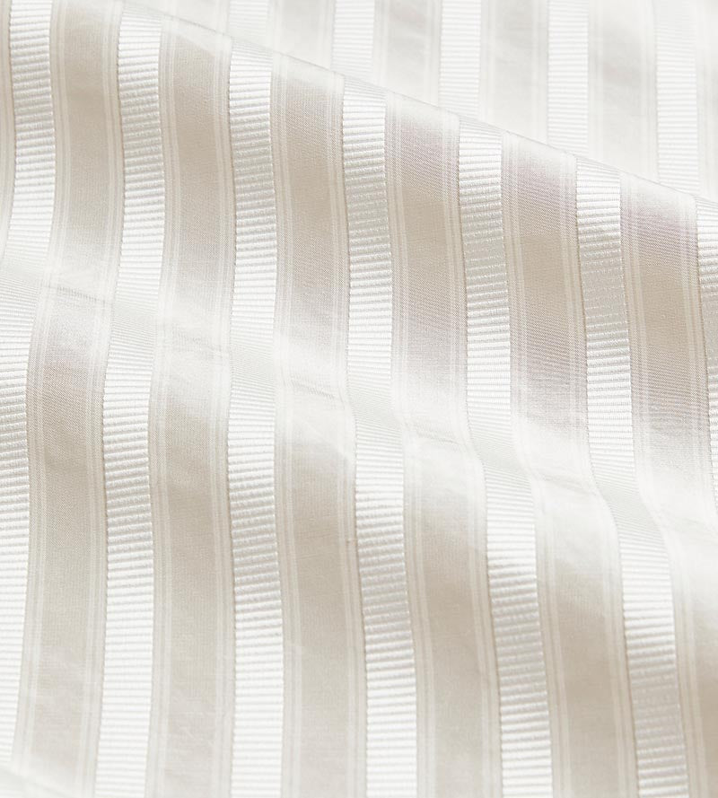 Scalamandre Shirred Stripe Eggshell Fabric SC 0025121M