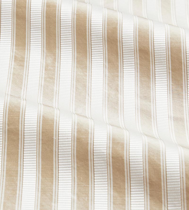 Scalamandre Shirred Stripe Fawn Fabric SC 0026121M