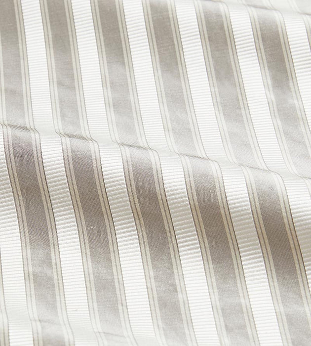 Scalamandre Shirred Stripe Pewter Fabric SC 0027121M