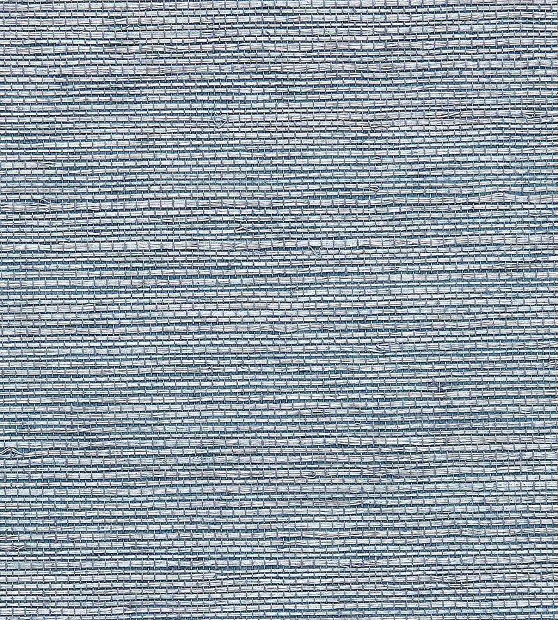 Scalamandre Sisal Blue Heather Wallpaper Sample SC 0032G1193