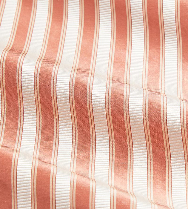 Scalamandre Shirred Stripe Soft Coral Fabric SC 0034121M