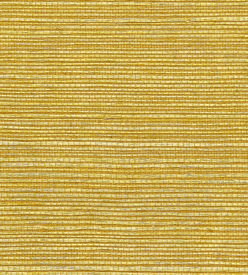 Scalamandre Sisal Brass Wallpaper Sample SC 0036G1193