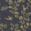 Scalamandre Silhouette Gold Raven Wallpaper SC 1200SILH