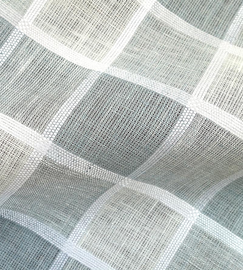 Scalamandre Wainscott Check Sheer Linen Fabric SC 000127043