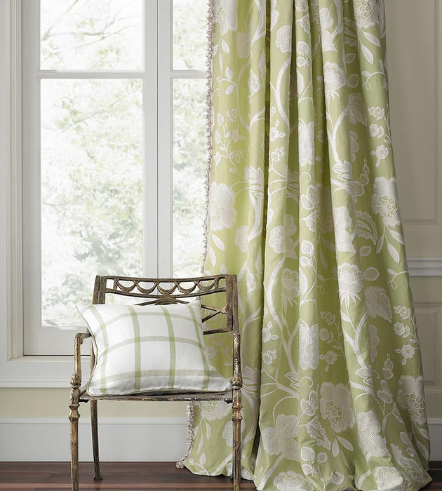 Scalamandre Wilton Linen Check Mineral Fabric SC 000327152