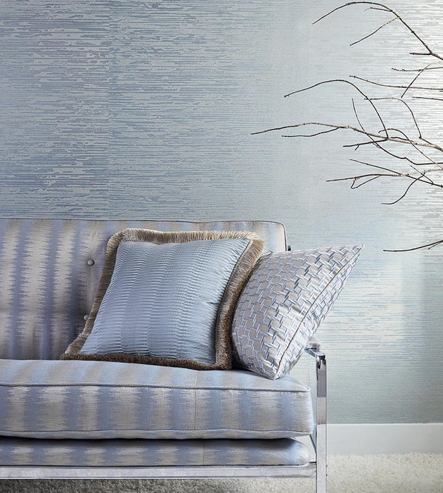 Scalamandre Canyon Taupe & Silver Wallpaper Sample SC 0004WP88366