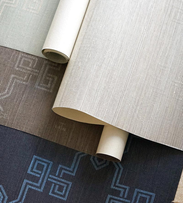 Scalamandre Suzhou Lattice Sisal Haze Wallpaper SC 0002WP88374