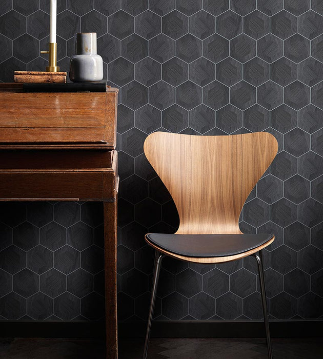 Scalamandre Hexad Balsa Wallpaper Sample SC 0001WP88476