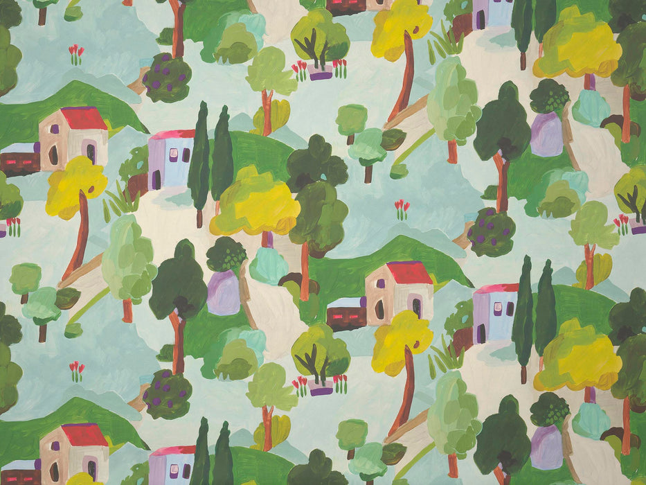 Pierre Frey Maisons Et Jardins Printemps Wallpaper Sample FP948001