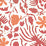 China Seas Seya Coral Salmon Wallpaper Sample 6650W-04WP