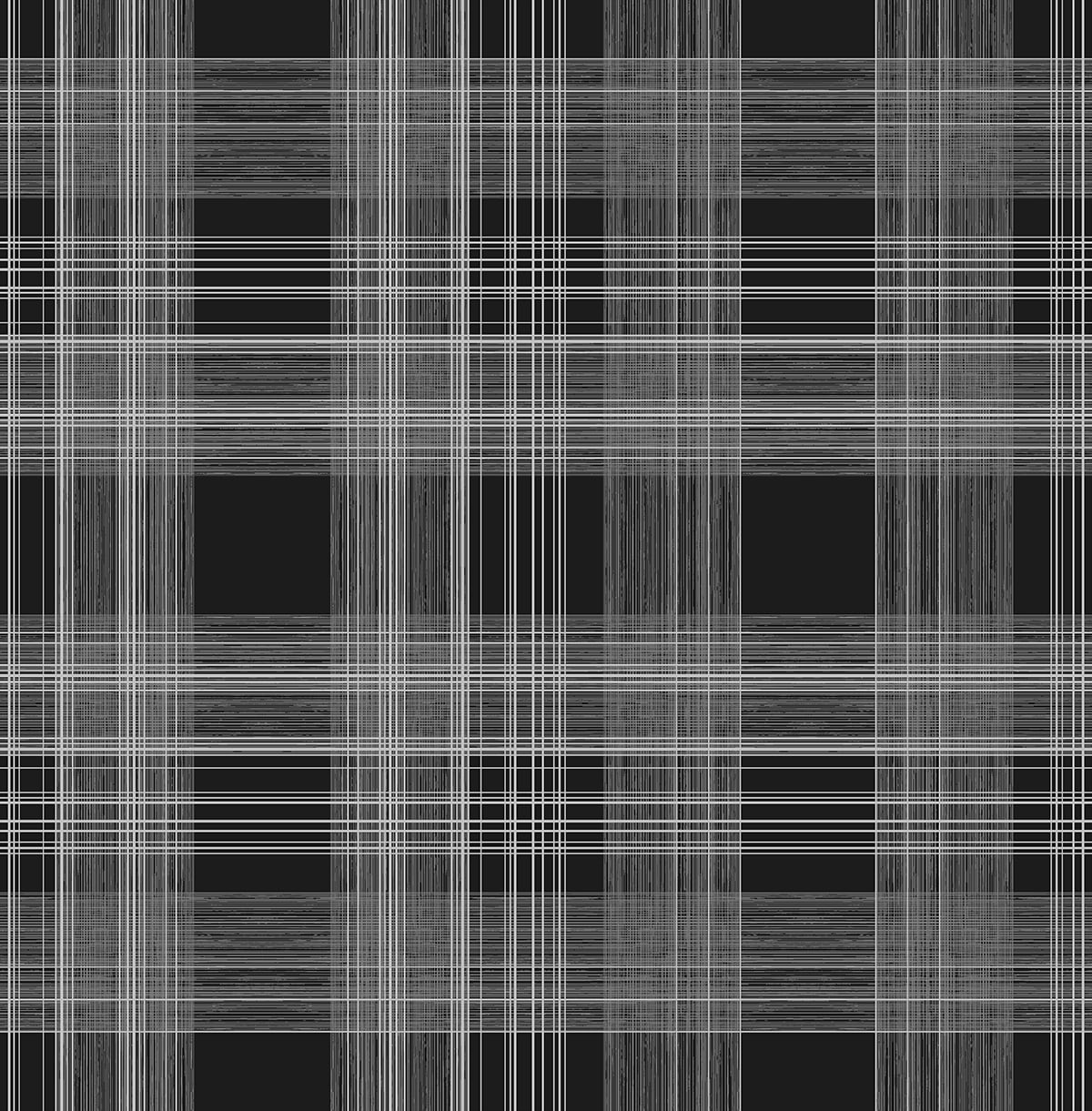 Seabrook Designs Rad Plaid Onyx Wallpaper SG10010