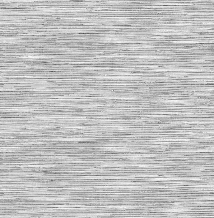 Seabrook Designs Grasscloth Moonstone Grey Wallpaper Sample SG10208