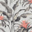 Seabrook Designs Palma Metallic Silver & Coral Wallpaper SG10301