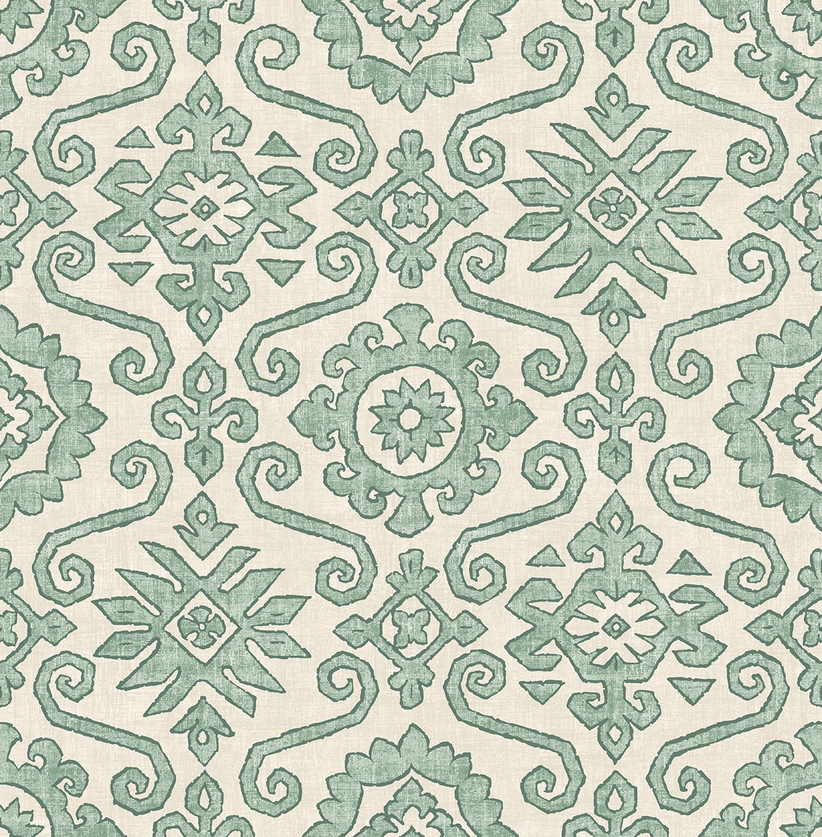 Seabrook Designs Augustine Mineral Green Wallpaper SG10804