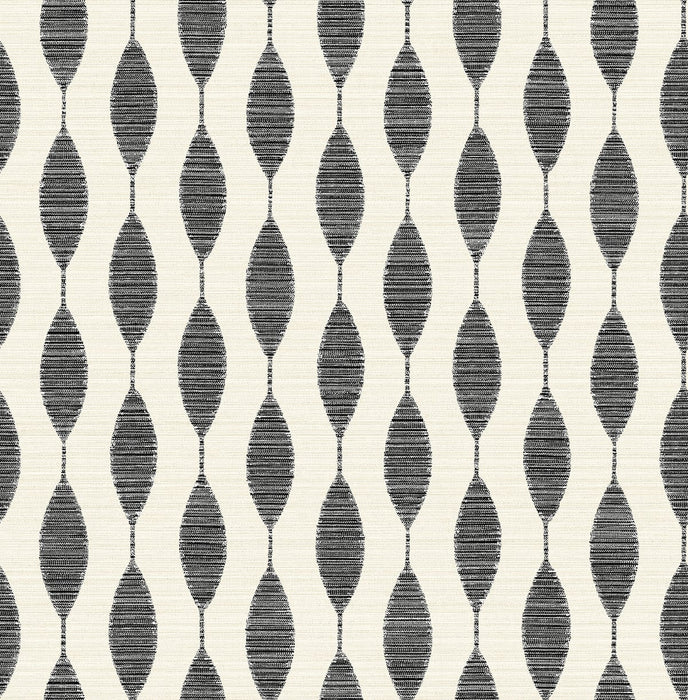 Seabrook Designs Ditto Eclipse & Linen Wallpaper Sample SG10900