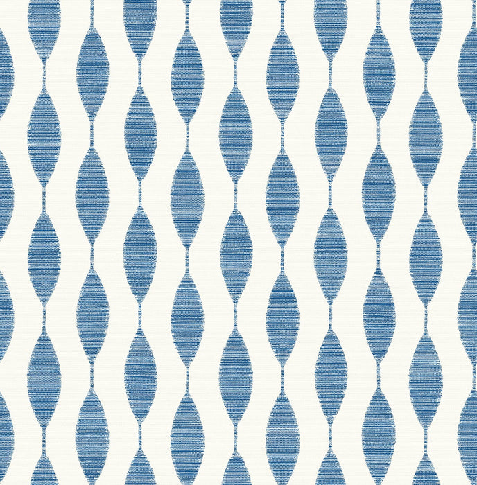 Seabrook Designs Ditto French Blue Wallpaper Sample SG10902