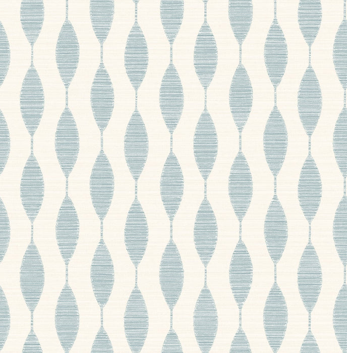 Seabrook Designs Ditto Blue Opal Wallpaper Sample SG10912