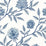 Seabrook Designs Jaclyn Blue Lagoon Wallpaper Sample SG11002