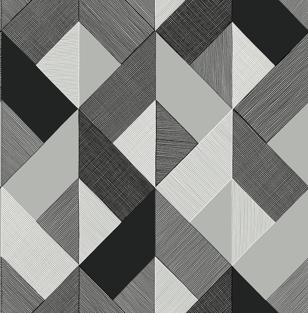 Seabrook Designs Marquetry Greystone Wallpaper SG11100