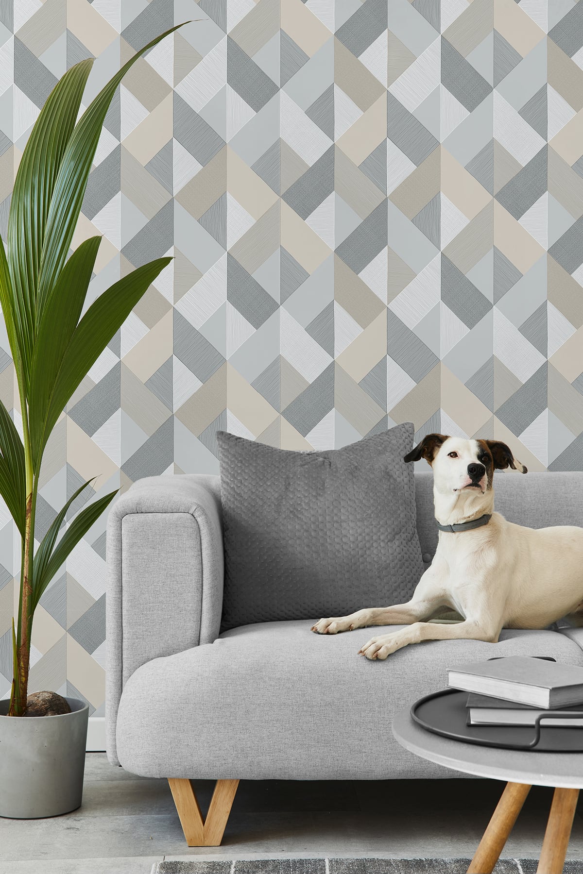 Seabrook Designs Marquetry Warm Stone Wallpaper SG11108