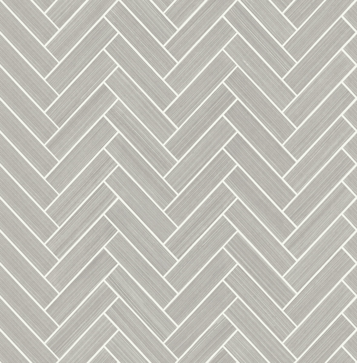 Seabrook Designs Herringbone Inlay Warm Stone & Metallic Pearl Wallpaper SG11308