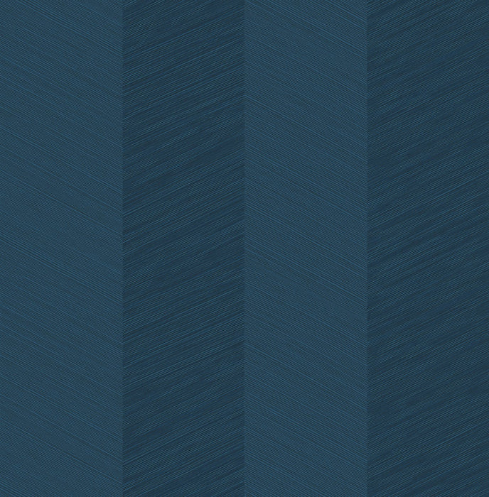 Seabrook Designs Chevy Hemp Navy Blue Wallpaper Sample SG11612