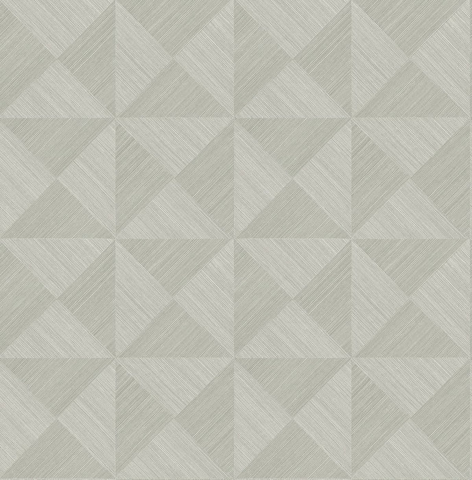 Seabrook Designs Geo Inlay Lunar Grey Wallpaper SG11708