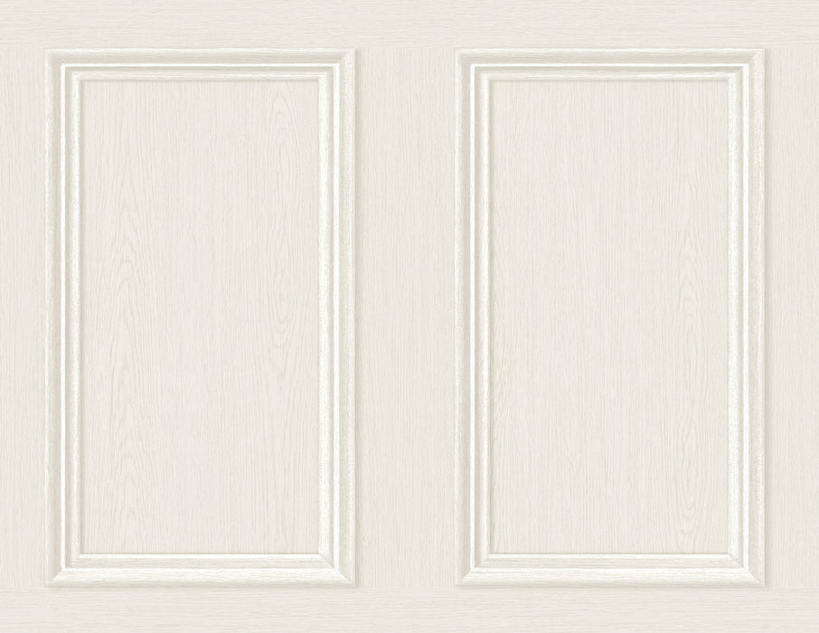 Seabrook Designs Faux Wood Panel Dove Wallpaper SG11800