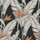 Seabrook Designs Birds Of Paradise Onyx & Metallic Copper Wallpaper Sample SG11910