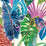 Seabrook Designs Mariposa Jewel Box Wallpaper Sample SG12201