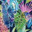 Seabrook Designs Mariposa Azurite Wallpaper Sample SG12202