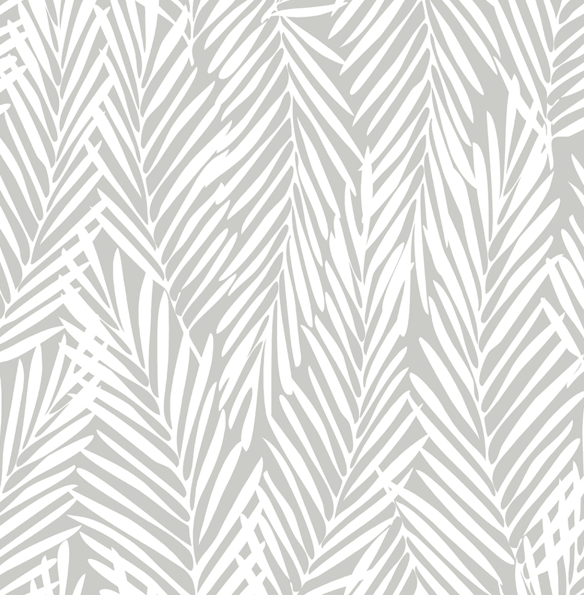 Seabrook Designs Mod Palm Harbor Grey Wallpaper SG12308