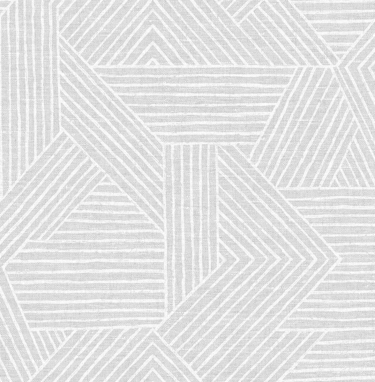 Seabrook Designs Etched Geometric Salt Glaze Wallpaper Sample SG12408