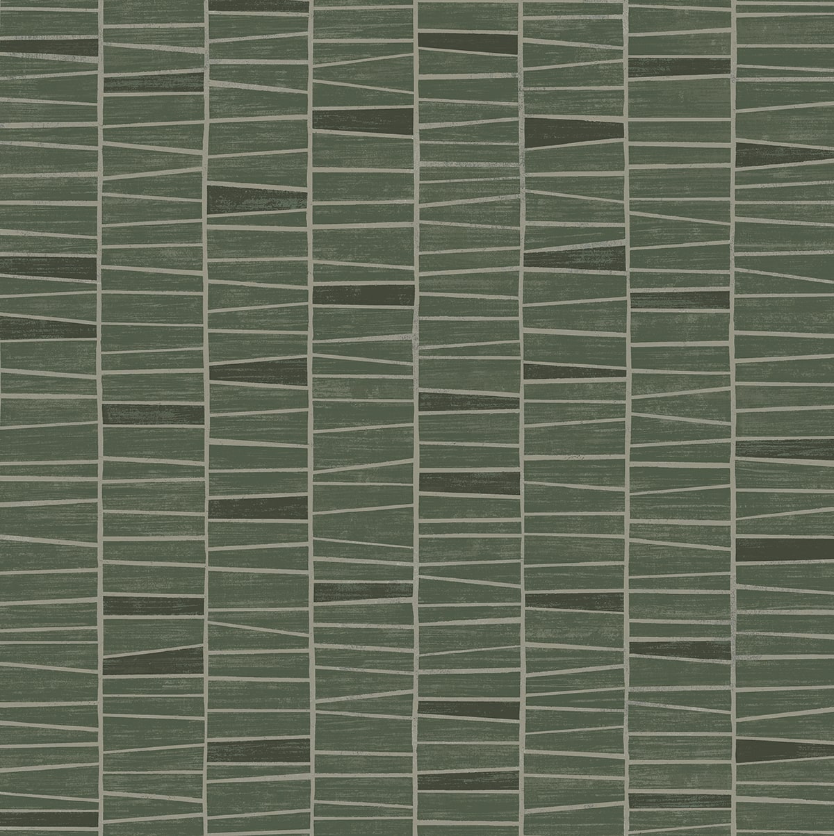 Seabrook Designs Organic Stripe Green Wallpaper SG12504