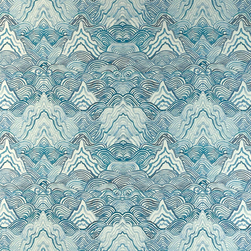 Kravet Couture Shangri La Indigo Fabric SHANGRI LA.5.0