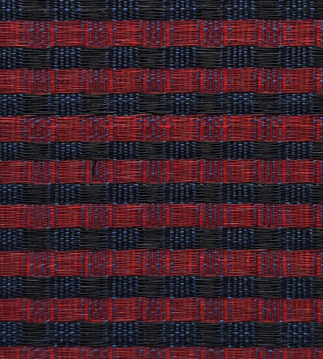 Old World Weavers Dale Horsehair Blue / Red / Black Fabric Sample SK 00016816