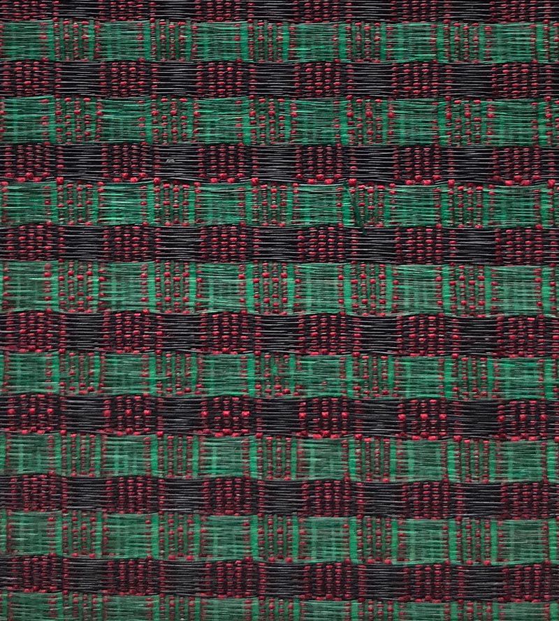 Old World Weavers Dale Horsehair Red / Green / Black Fabric Sample SK 00016817