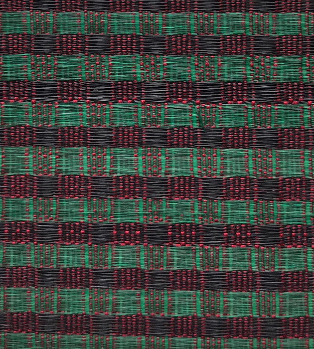 Old World Weavers Dale Horsehair Red / Green / Black Fabric SK 00016817