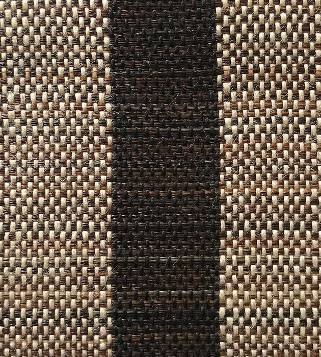 Old World Weavers Selle Ii Horsehair Stripe Wide Natural / Black Fabric Sample SK 0001S903