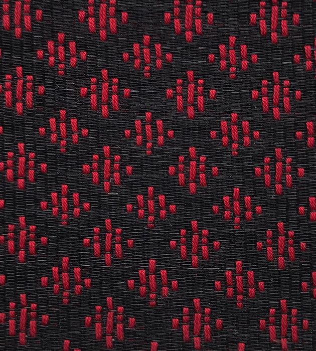 Old World Weavers Appaloosa Horsehair Red / Black Fabric Sample SK 0002A613