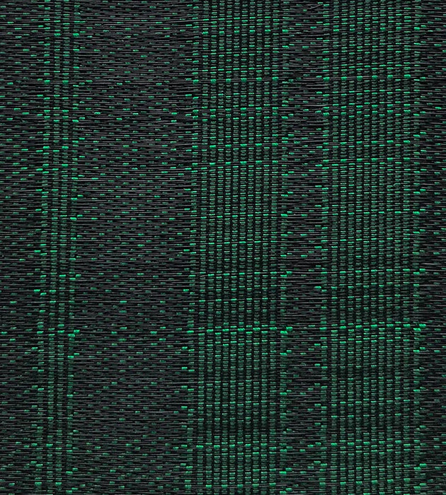 Old World Weavers Pinto Silk Horsehair Green / Black Fabric SK 00040621