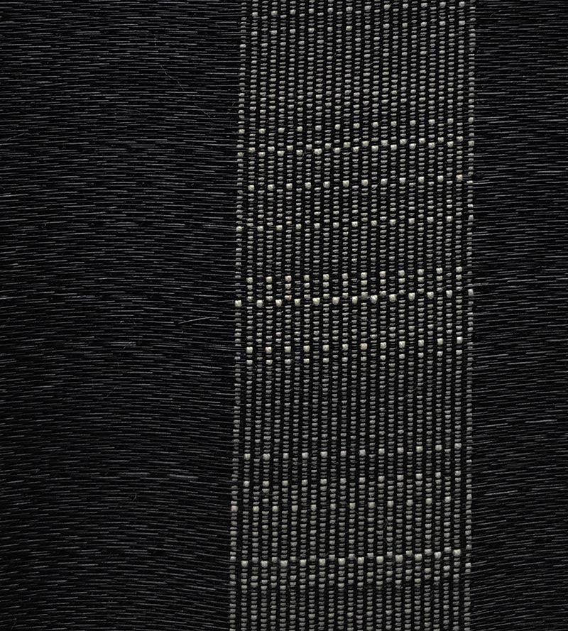 Old World Weavers Fredericksborg Horsehair Black / White Fabric Sample SK 0028H605