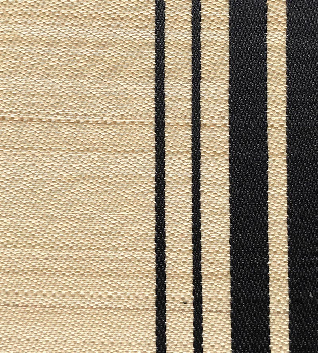 Old World Weavers Ardennais Silk Horsehair Black / Beige Fabric Sample SK 0073B100