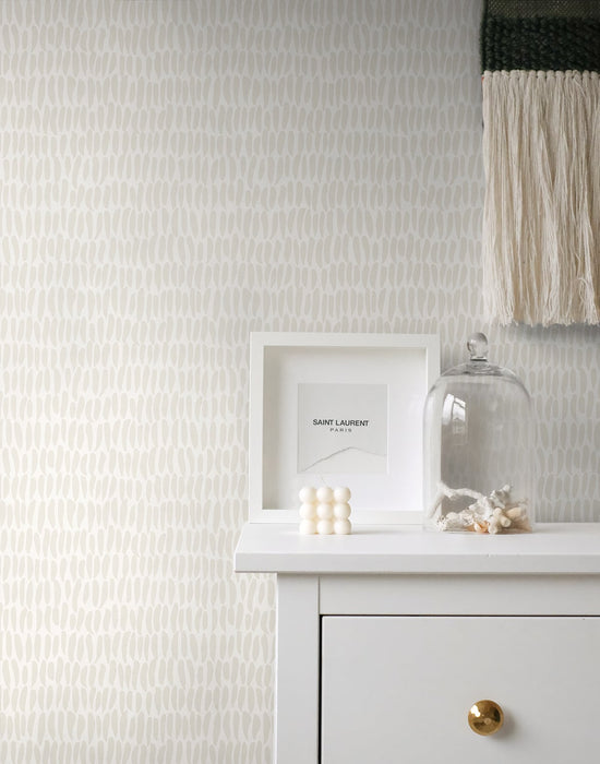 Seabrook Designs Brushwork  Oat Milk Wallpaper SL80020